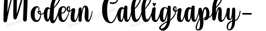 Modern Calligraphy字体转换 Modern Calligraphy字体转换